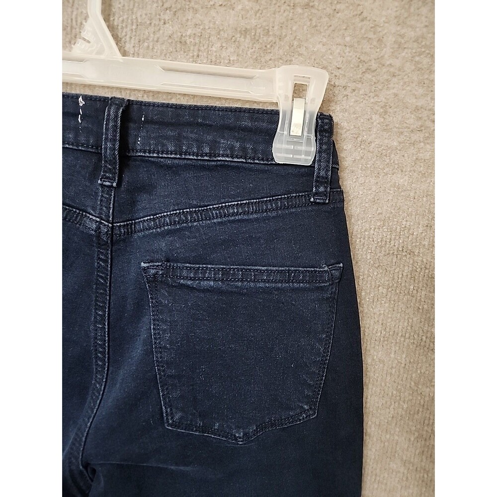 Sonoma High Rise Straight Jeans Womens 2 Petite Blue Dark Wash Stretch NEW - Picture 6 of 9